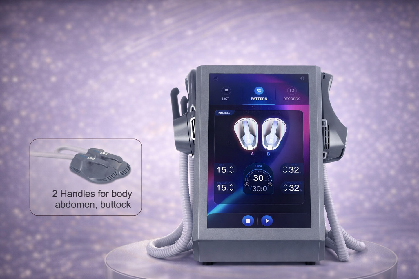 15-Tesla Professional Body Sculpting System – Advanced RF & EMS Technology